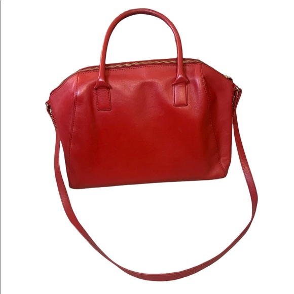 Kate Spade bright Red Satchel Travel Bag - Picture 3 of 8